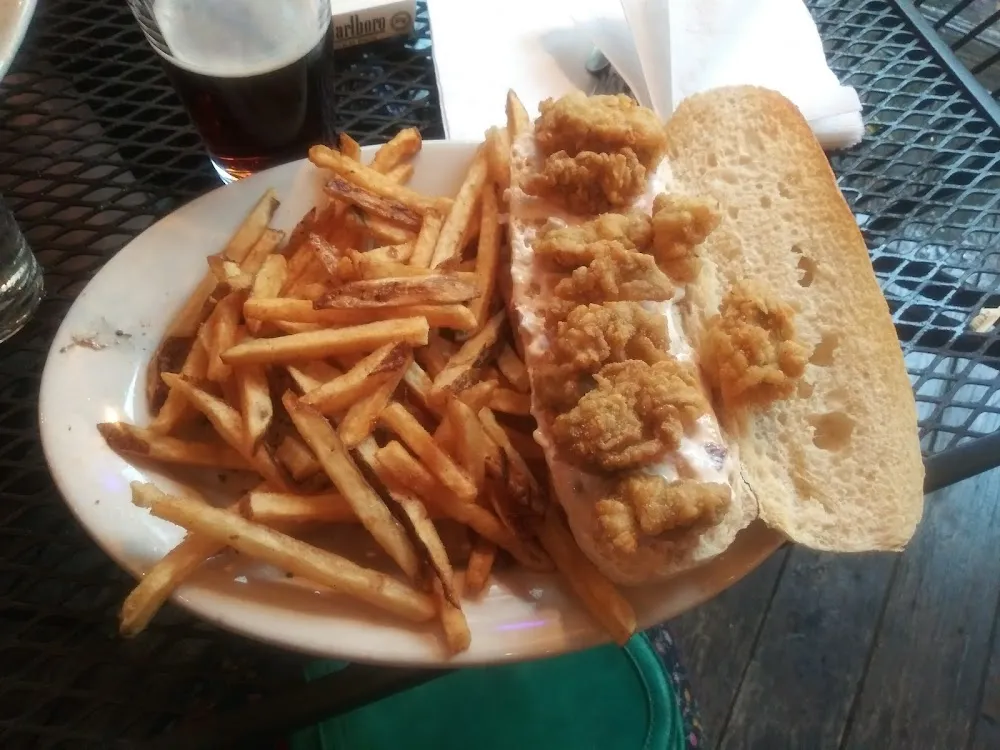 Oyster Poboy with Fries